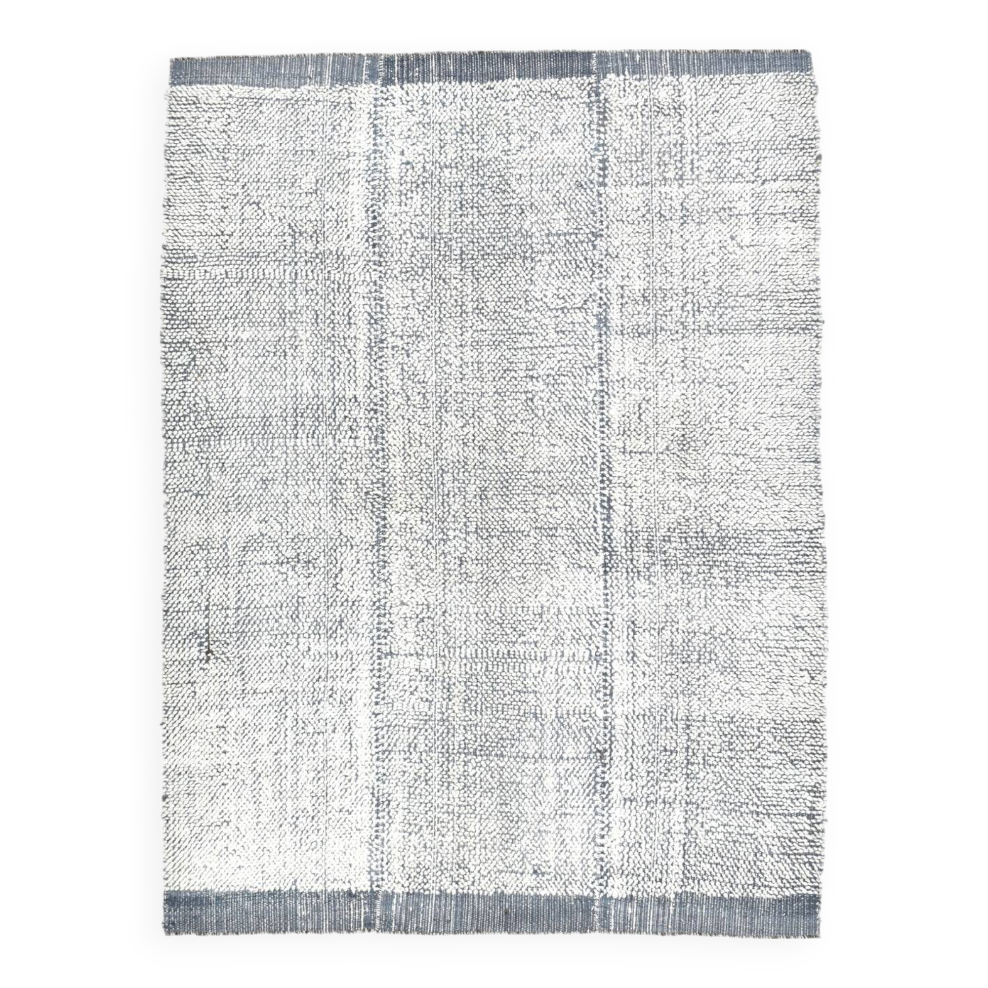 7x9 Blue White Modern Vintage Rug, 200x271Cm SK 34018 FREE SHIPPING