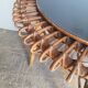 Table basse rotin 1950/60