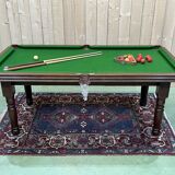 English billiards of the 1950s in mahogany