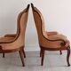 Paire de chaises Louis Philippe acajou