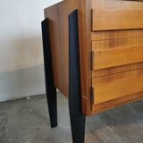 Vintage sideboard, walnut veneer