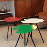 Lucien de Roeck, trio de tables "Pic-nic" pour l'expo 58