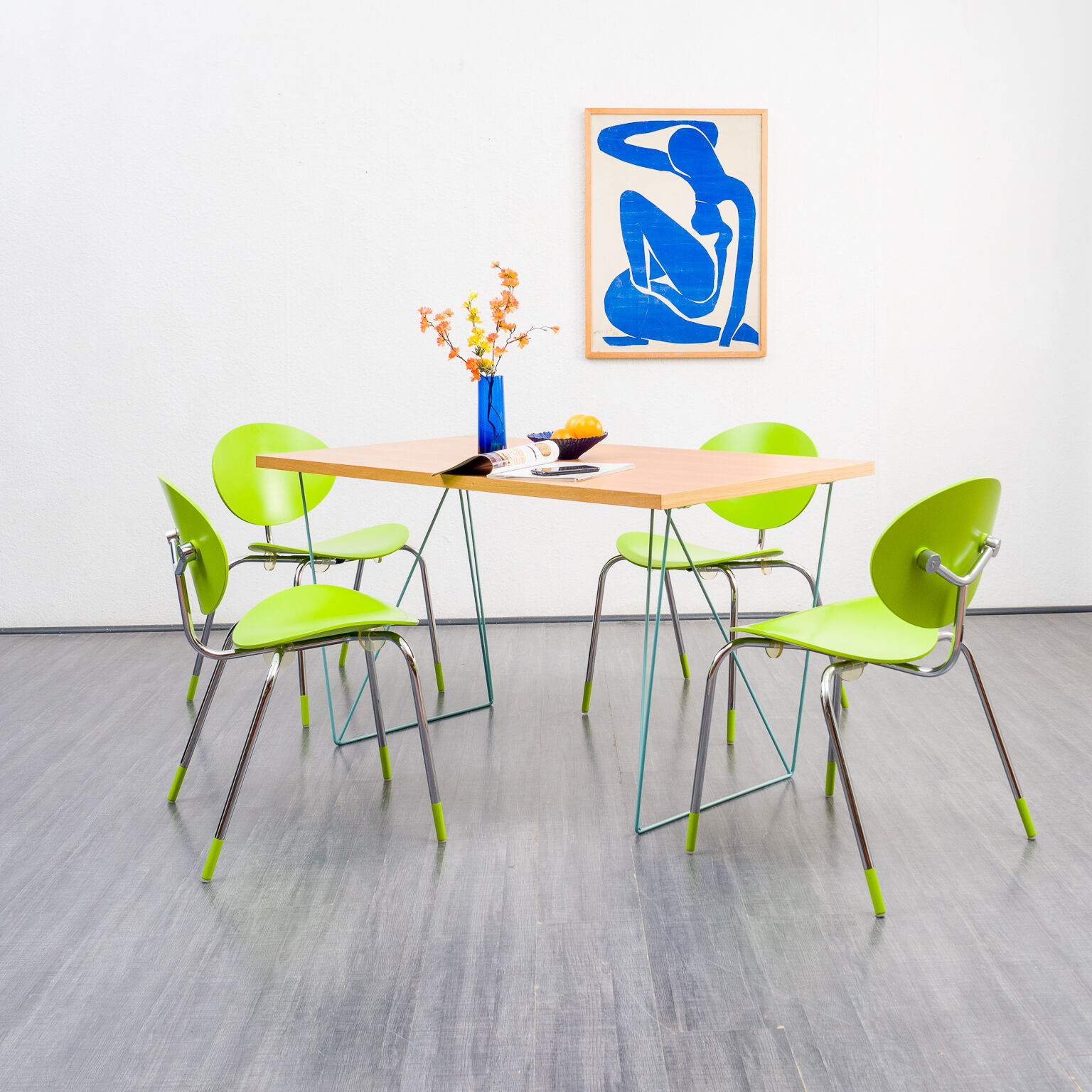 Set of four Mosquito chairs by Flötotto