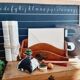 Porte courrier bois et laiton
