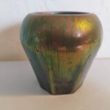 Vase en grès irisé