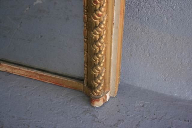 Style Louis XVI lacquer and gold XIX 86x168cm Pier