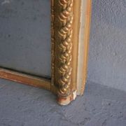 Style Louis XVI lacquer and gold XIX 86x168cm Pier