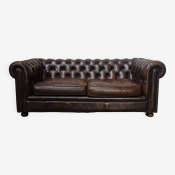 Vintage Chesterfield 2-seater sofa