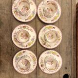 6 tasses à café en porcelaine de Minton