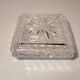 Crystal art deco jewelry box