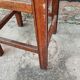 Vintage wood workshop top stool