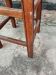 Vintage wood workshop top stool