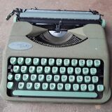 Mythical typewriter "Hermès Baby", lime green, 1950s