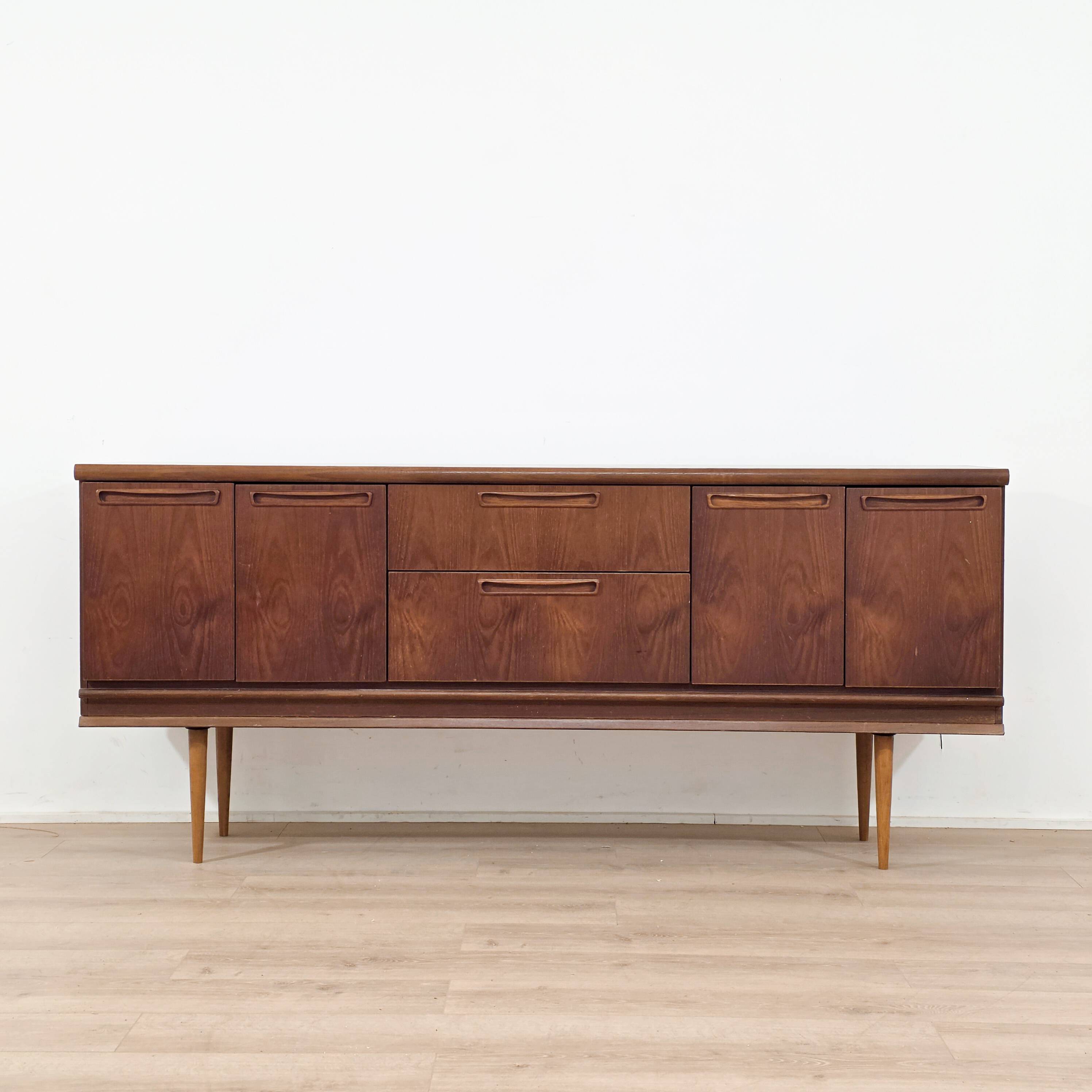 Enfilade scandinave en teck - années 1970