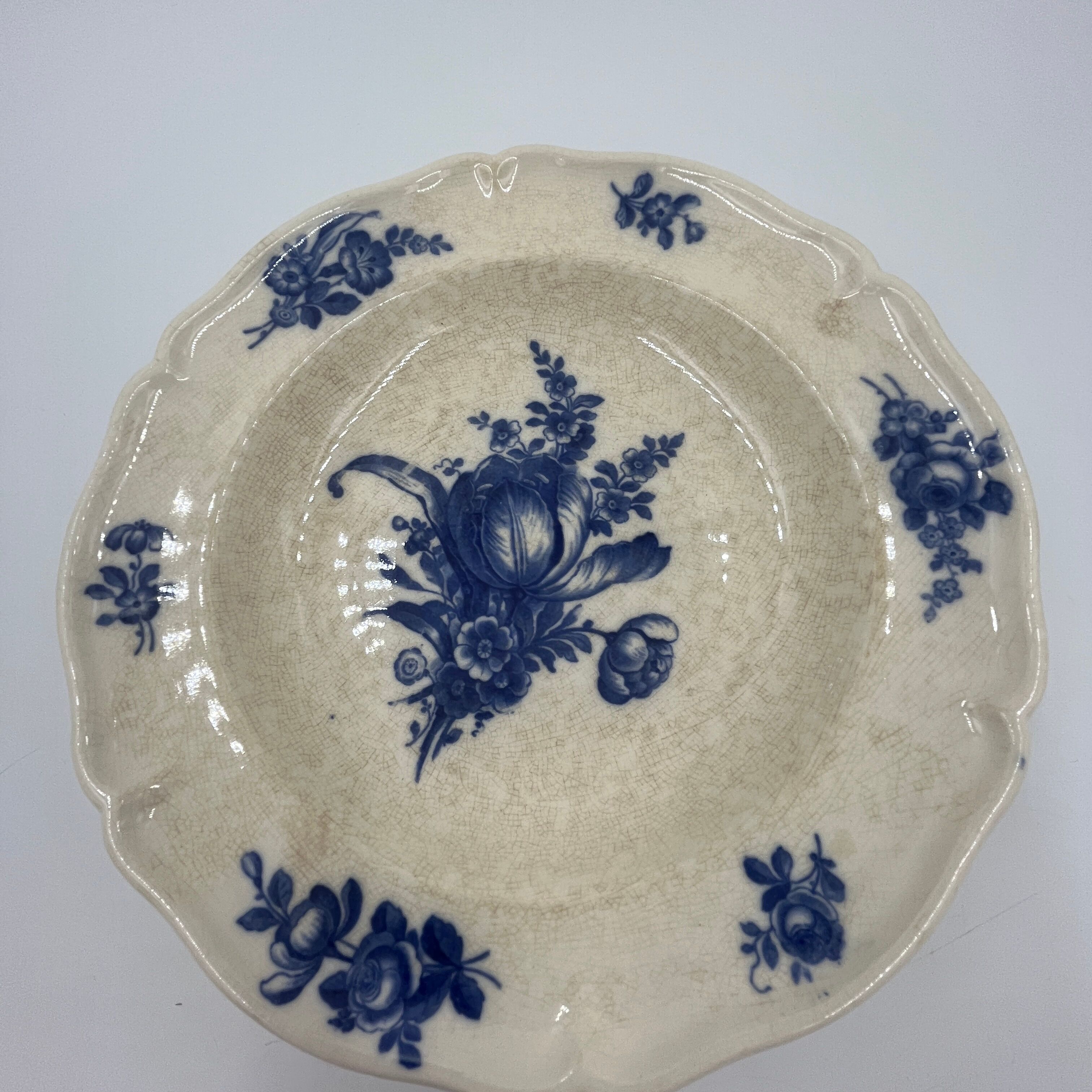 Mettlach Villeroy & Boch flat plate from Sart-Bassin