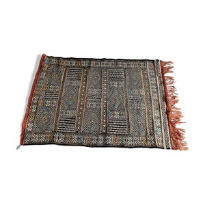 Tapis kilim ancien multicolore