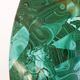 Console en malachite et métal noir