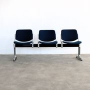 Vintage bench | waiting room bench | 1970s | Castelli
