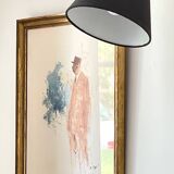 Illustration on vintage paper