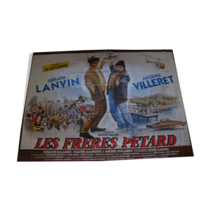 Affiche cinéma 4x3m Les freres