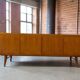 Buffet/wardrobe/vintage XL buffet in deep wood