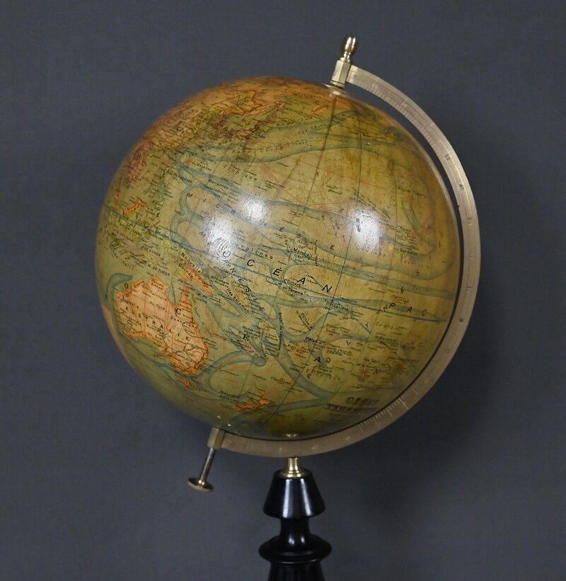 Terrestrial globe signed J. Forest – Late 19th century