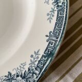 Mismatched ironstone plates
