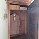 Armoire bonnetière ancienne art déco