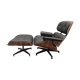 Eames lounge chaise and ottoman
