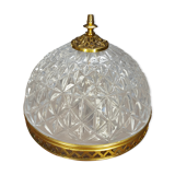 Chisled glass applique