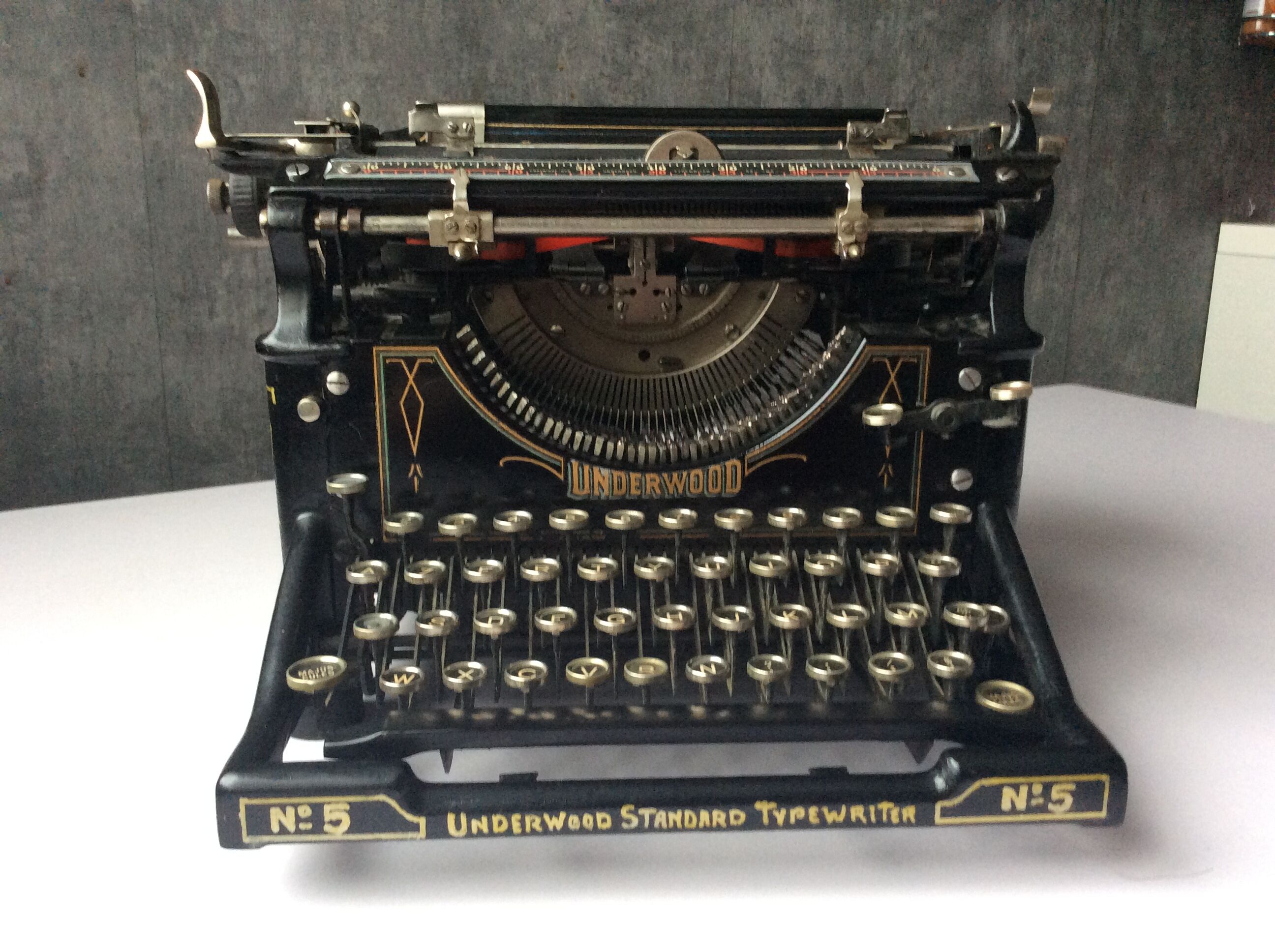 Old Underwood typewriter