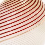Dino Martens for Aureliano Toso Murano mezza filigrana table lamp from the 1950s
