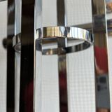 Large 70' Italian chrome table lamp by Stilux Milano