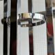 Large 70' Italian chrome table lamp by Stilux Milano