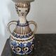 Anthropomorphic woman candle holder in ceramic