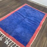 Moroccan rug made of natural wool, handmade, 3x2 m.