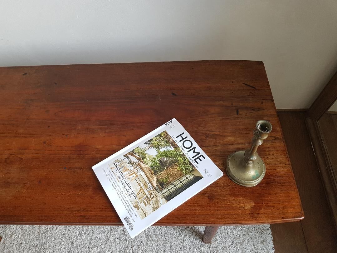 Scandinavian coffee table circa 1960 - by F. Ohlsson in teak (model Sesam, brand Tingstrom)