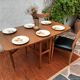 Table scandinave pliante en teck
