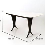 Table basse attribuée à Guglielmo Ulrich avec plateau en marbre de Carrare