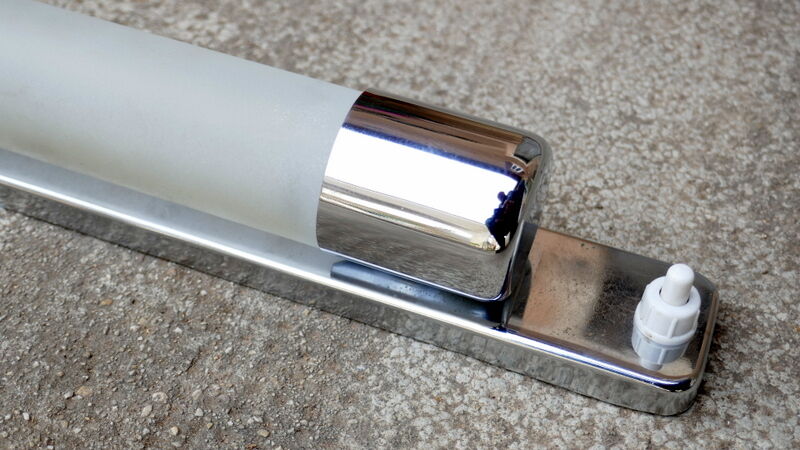 Chrome lighting applied with vintage tube