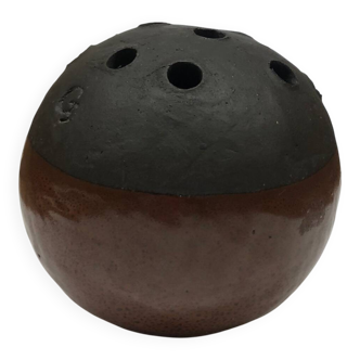 Designer ball vase signed