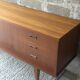 Vintage Scandinavian teak sideboard, 1960.