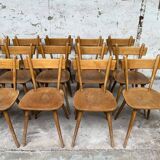 Set of 26 vintage Scandinavian design bistro chairs from 1960
