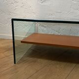 Glass coffee table