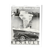 Vintage poster 30s Renault Automobiles