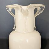 3 vases en verre, artiste verrier Jerzy Słuczan-Orkusz, Pays de l'Est, années 80