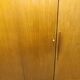Scandinavian wardrobe 1960 teak 4 doors, 3 drawers, 2keys