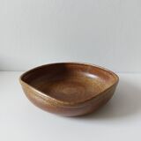 Square plate in vintage sandstone