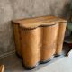 Rounded old wood chest