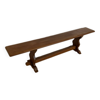 Vintage solid wood farm bench